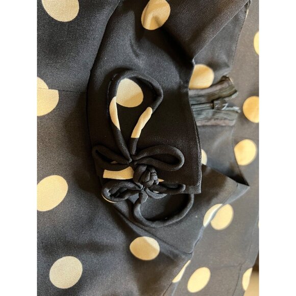 Anthropologie Claudia Patel SILK Top 4 Polka Dot Statement Sleeves NWT - Picture 12 of 14